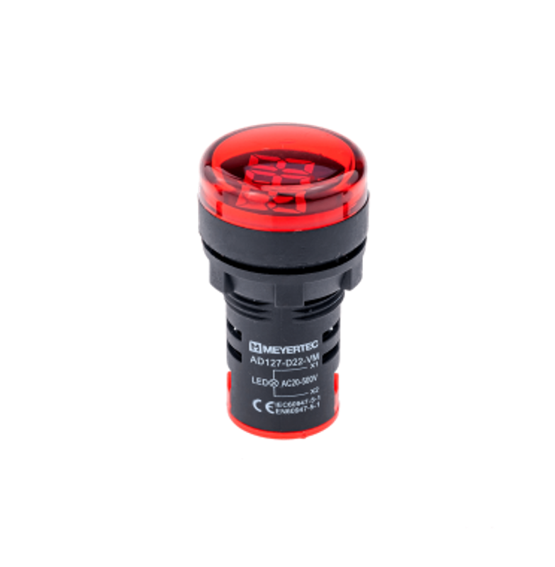 Индикатор напряжения, 20-500V AC, красный MT22-VM4