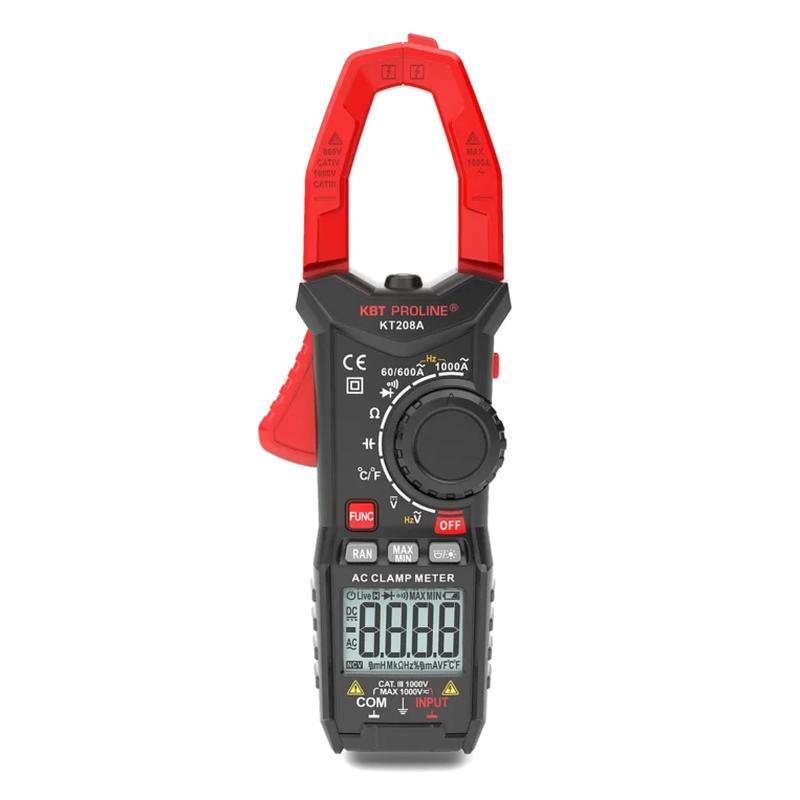 Токовые клещи цифровые KT 208A "PROLINE"