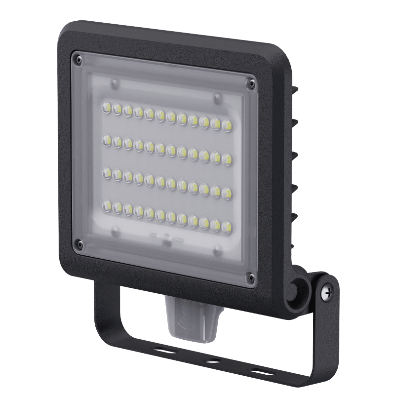 Прожектор светодиодный NFL-03-50-6.5K-BL-LED (с датчиком)