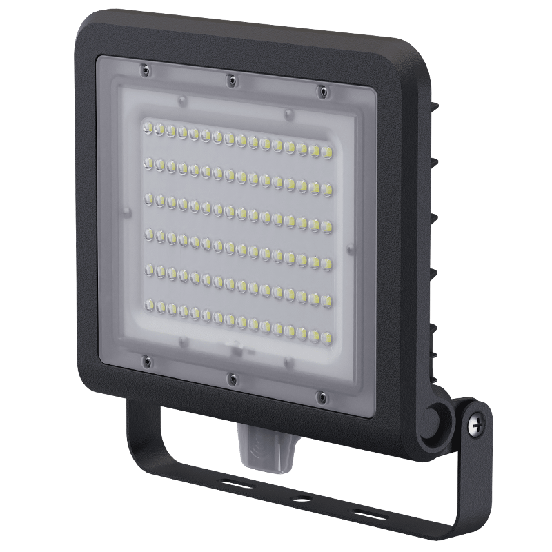Прожектор светодиодный  NFL-03-100-6.5K-BL-LED (с датчиком)