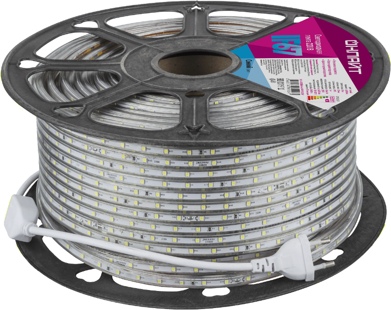 Лента светодиодная  OLS-2835B60-4.8-IP67-220V