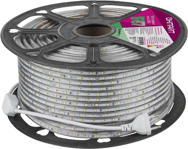 Лента светодиодная  OLS-2835G60-4.8-IP67-220V