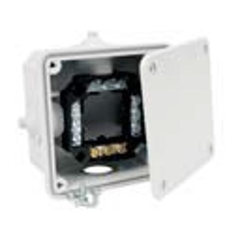 Коробка распределительная 8102 (KA) для О/П 90x90x50мм IP54 с клеммником S-66