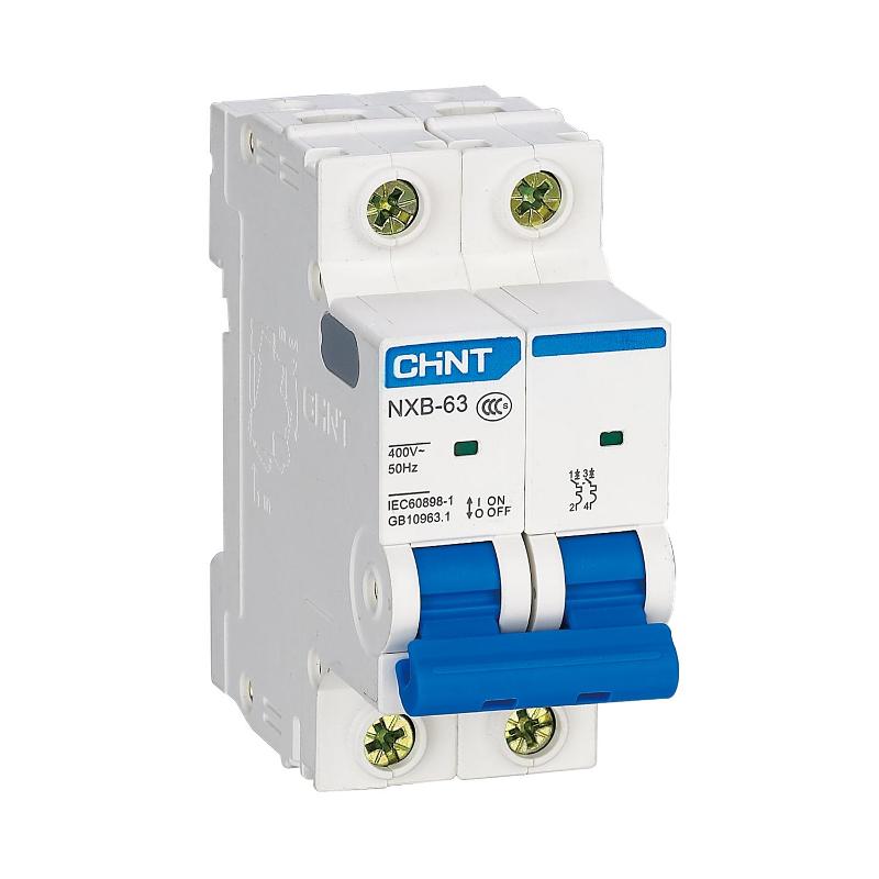 Выключатель автоматический двухполюсный NXB-63 2P 32A 6кА х-ка C (R)