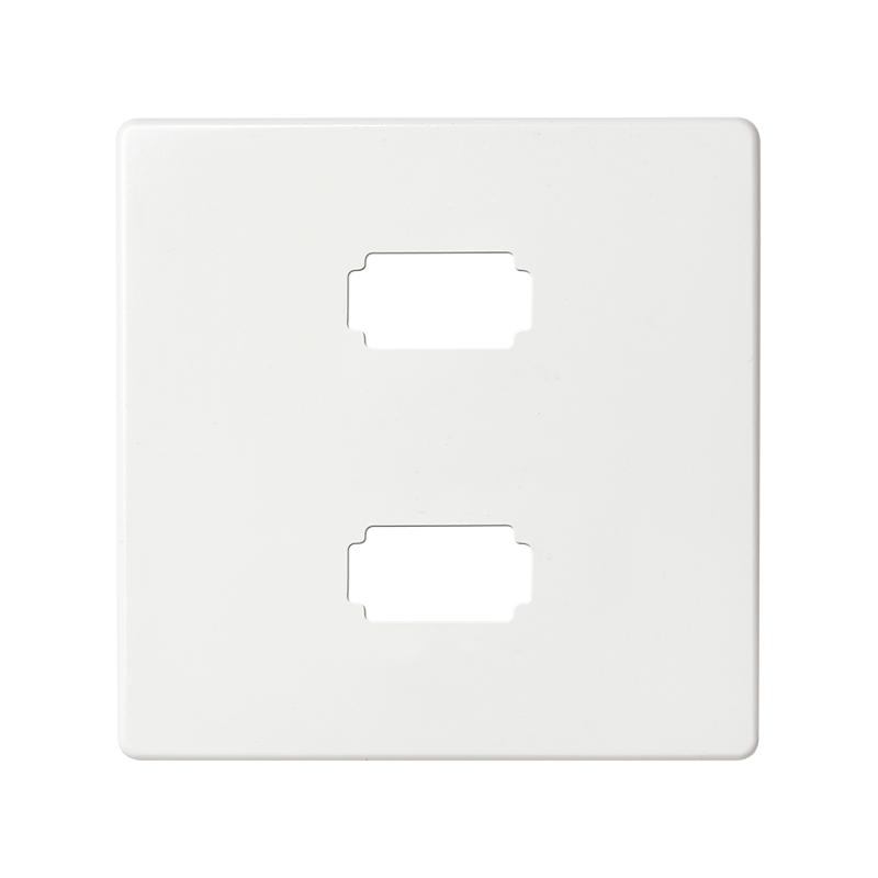 Simon 82 Накладка для коннектора 2*USB 2.0 типа А, "мама", S82, S82N, S82 Detail, белый