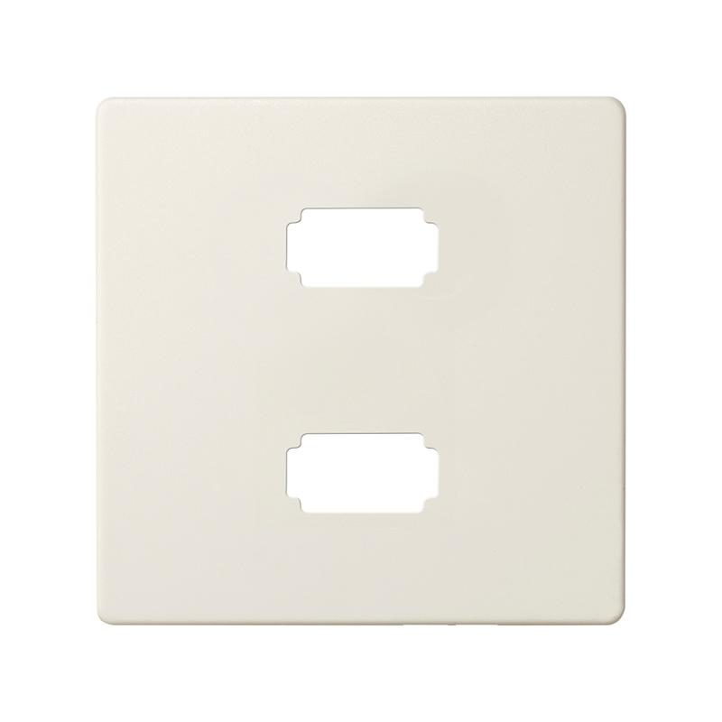 Simon 82 Накладка для коннектора 2*USB 2.0 типа А, "мама", S82, S82N, S82 Detail, слоновая кость