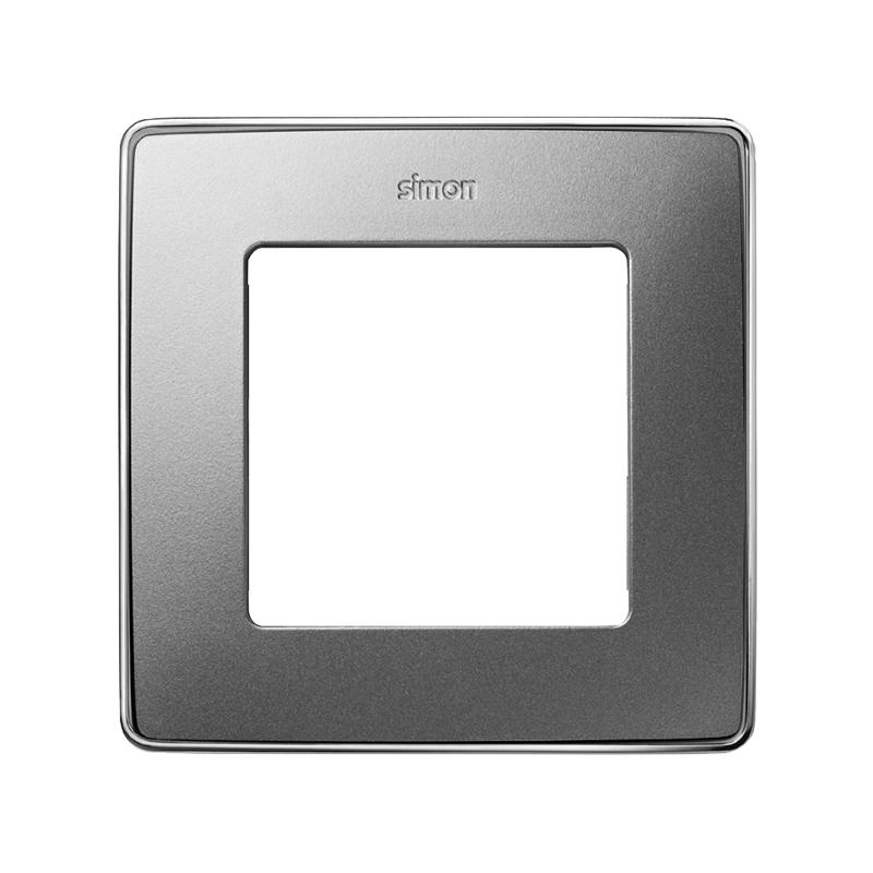 Simon 82 Рамка декоративная, 1 пост, Select, S82 Detail, алюминий-хром
