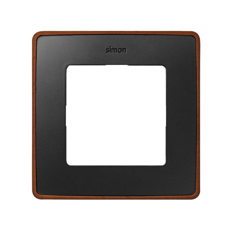 Simon 82 Рамка декоративная, 1 пост, Select, S82 Detail, графит-медь