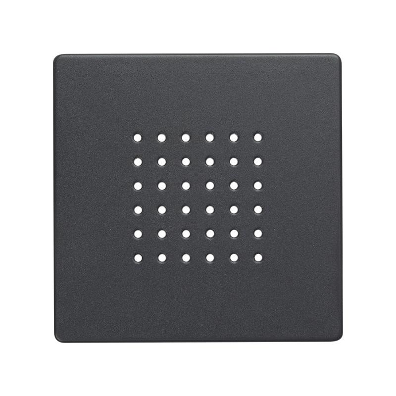 Simon 82 Накладка на звонок, динамик встр., fm-тюнер, S82, 82N, S82 Detail, графит