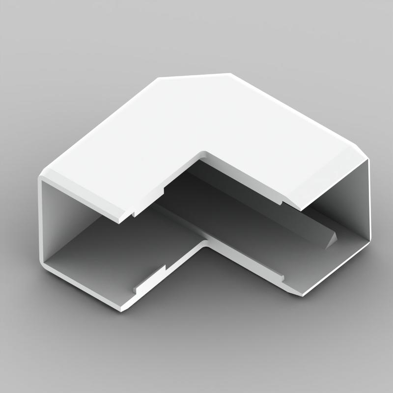 Угол внешний на 90 гр. LHD 20X20 8626HF (HB) (Цвет Белый)