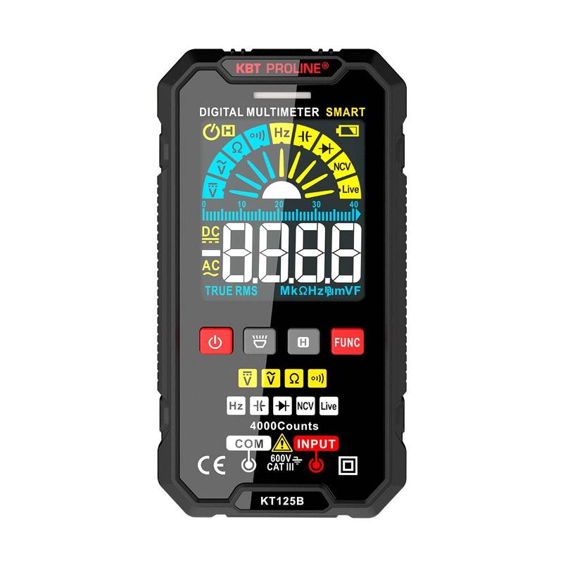 Мультиметр цифровой SMART с True RMS KT 125В PROLINE