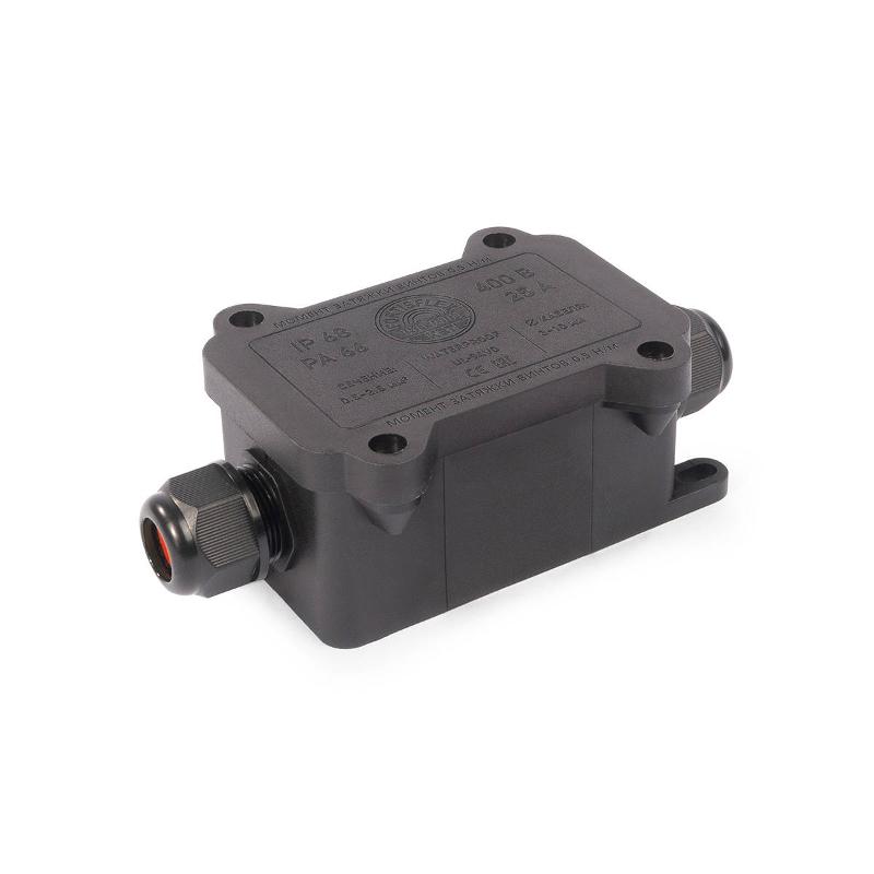 Коробка распределительная герметичная MG Box S-2 IP68 110х56.5х38мм  вводы: M16 - 2 шт. негорючая, ЗВИ 3пары  0,5–2,5 мм.кв.