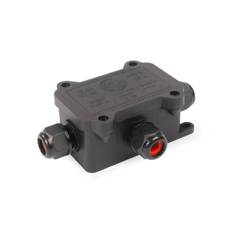 Коробка распределительная герметичная MG Box M-3 IP68 144х90х37мм, вводы М20 - 3 шт., негорючая, ЗВИ 3пары 0,5–4,0 мм.кв.