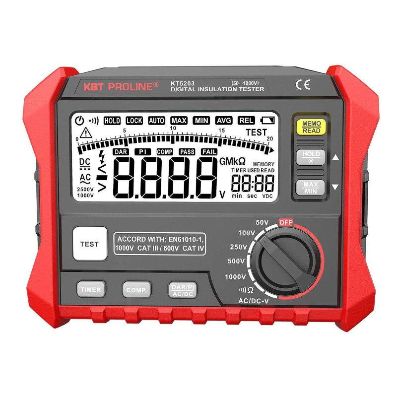 Мегаомметр цифровой KT 5203 серия "PROLINE"