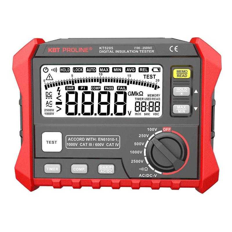 Мегаомметр цифровой KT 5205 серия "PROLINE"