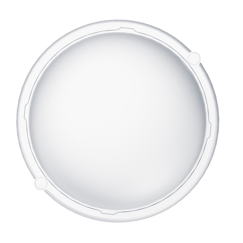 Светильник светодиодный для ЖКХ OBL-R5-12-4K-WH-IP65-LED