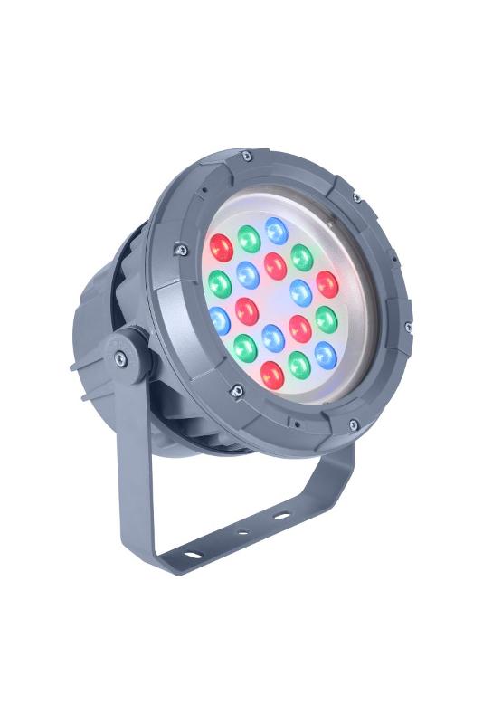 Прожектор светодиодный архитектурный BVP322 18LED RGBW40K 220V 30 DMX