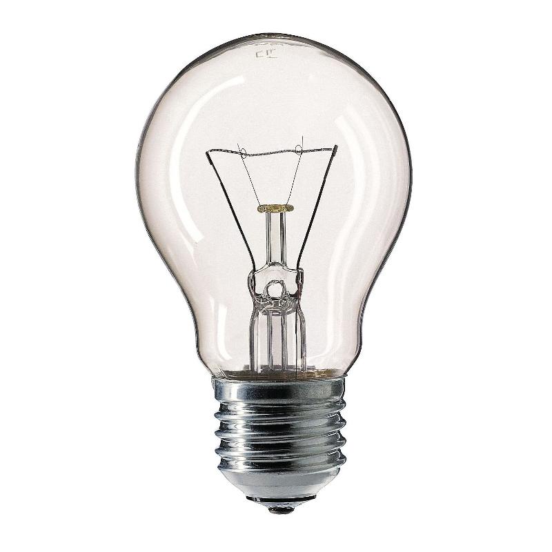 Лампа накаливания ЛОН Stan 40W E27 230V A55 CL 1CT/12X10