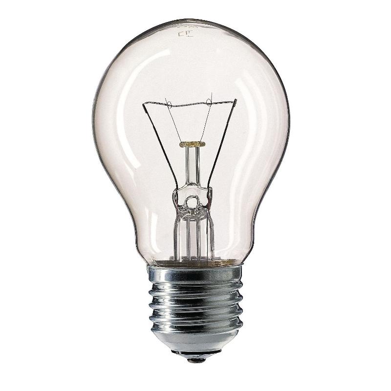 Лампа накаливания ЛОН Stan 75W E27 230V A55 CL 1CT/12X10