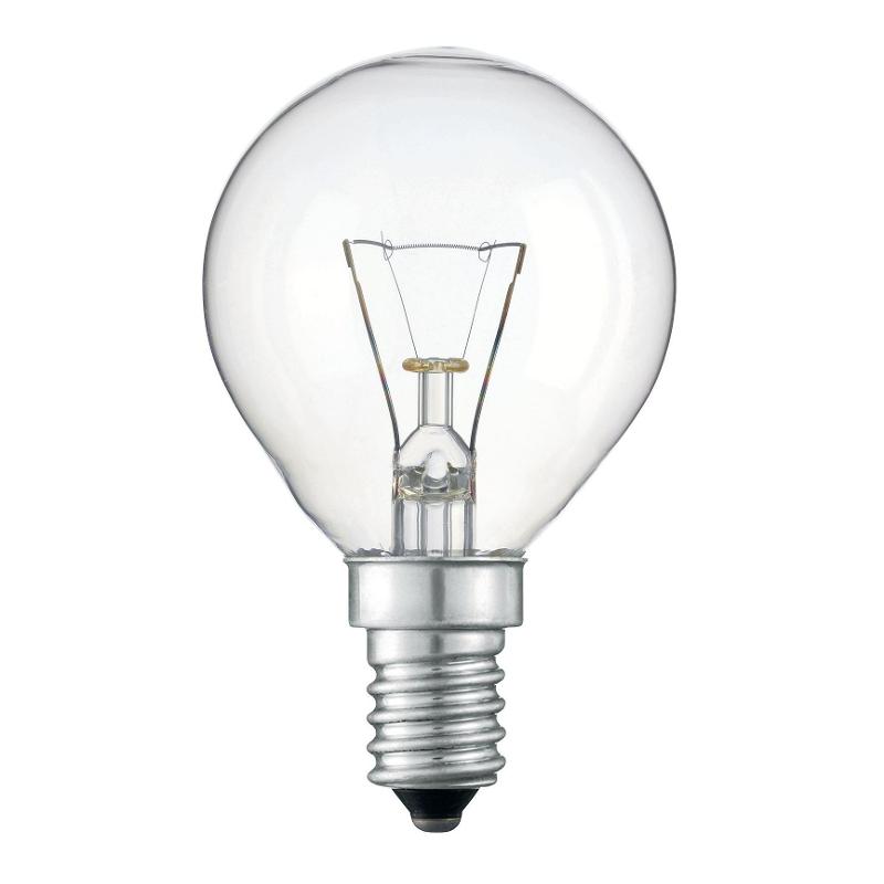 Лампа накаливания ЛОН Stan 40W E14 230V P45 CL 1CT/10X10