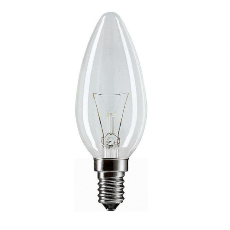 Лампа накаливания ЛОН Stan 60W E14 230V B35 CL 1CT/5X10F