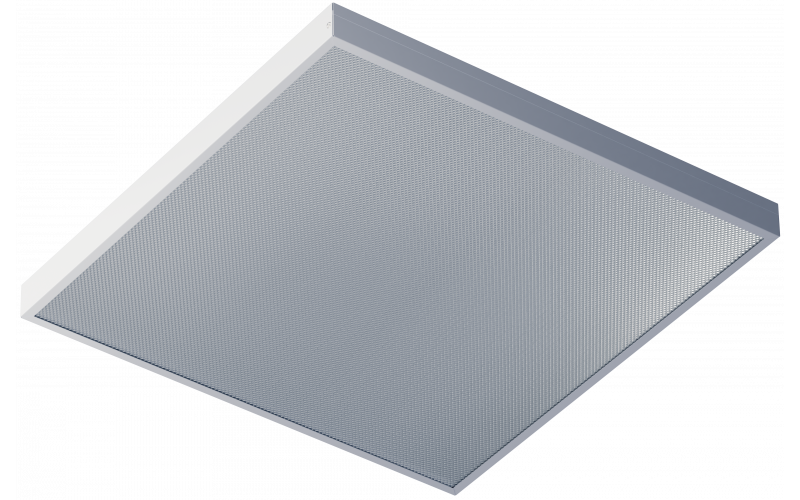 Светильник светодиодный потолочный ДВО-LED IP40 с ДД 92 717 ДВО-09-П-40-4K-IP40-Грильято-SNR
