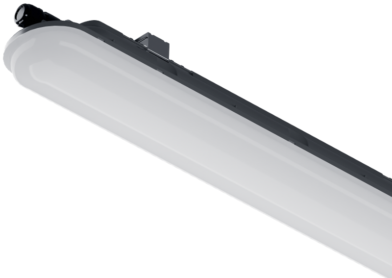 Светильник светодиодный линейный с БАП  93 982 DSP-09-18-6.5K-IP65-LED-A1