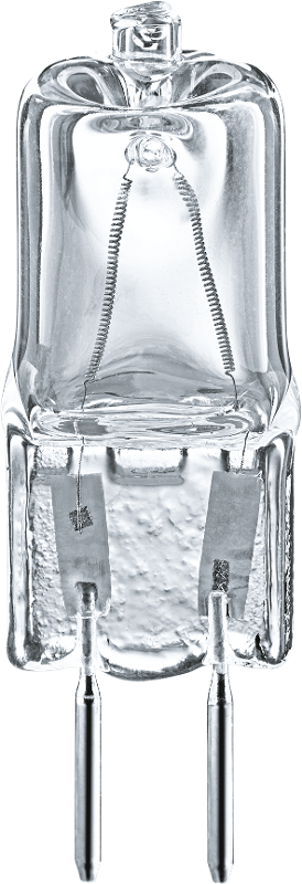 Лампа галогенная  50Вт 230В G6.35 JCD clear