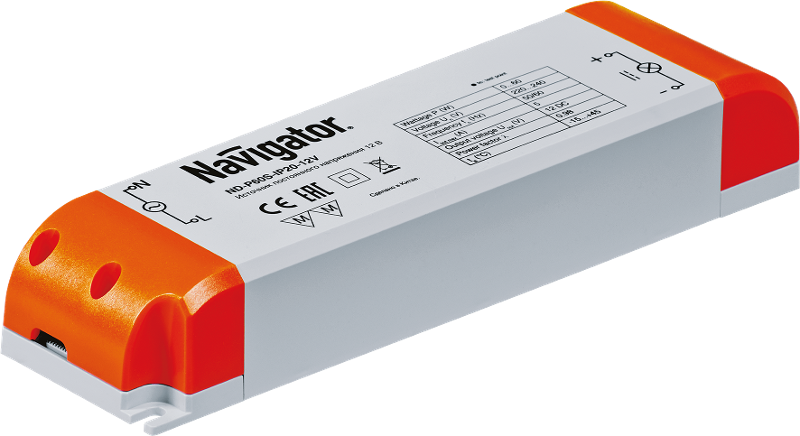 Драйвер для светодиодной ленты LED ND-P60S-IP20-12V 60Вт 12В IP20