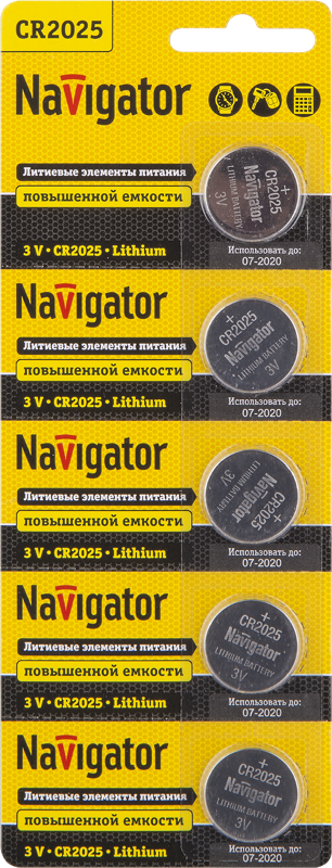 Элемент питания NBT-CR2025-BP5