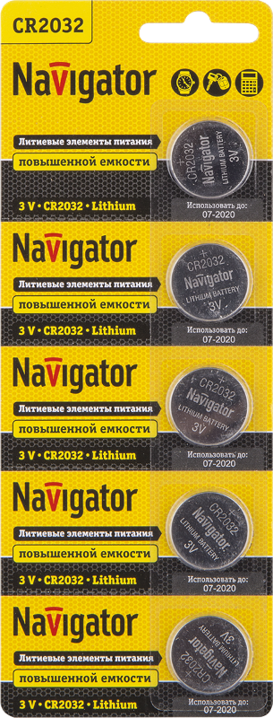 Элемент питания  NBT-CR2032-BP5