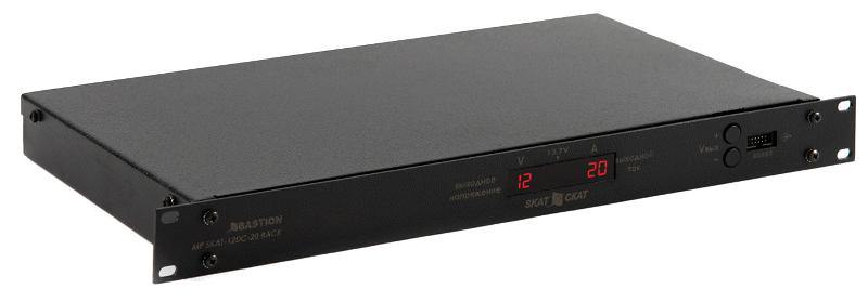 MP SKAT-12DC-20 RACK Модуль питания постоянного тока 12 В 20 А с ЖК дисплеем