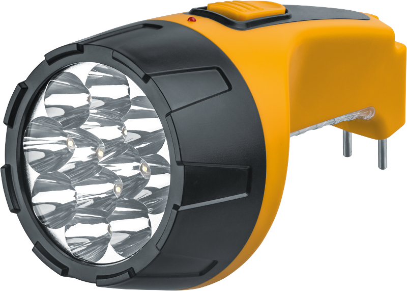 Фонарь универсальный NPT-CP05-ACCU Пласт. 22LED, прям. зар-ка, акк.4В, 900мАч