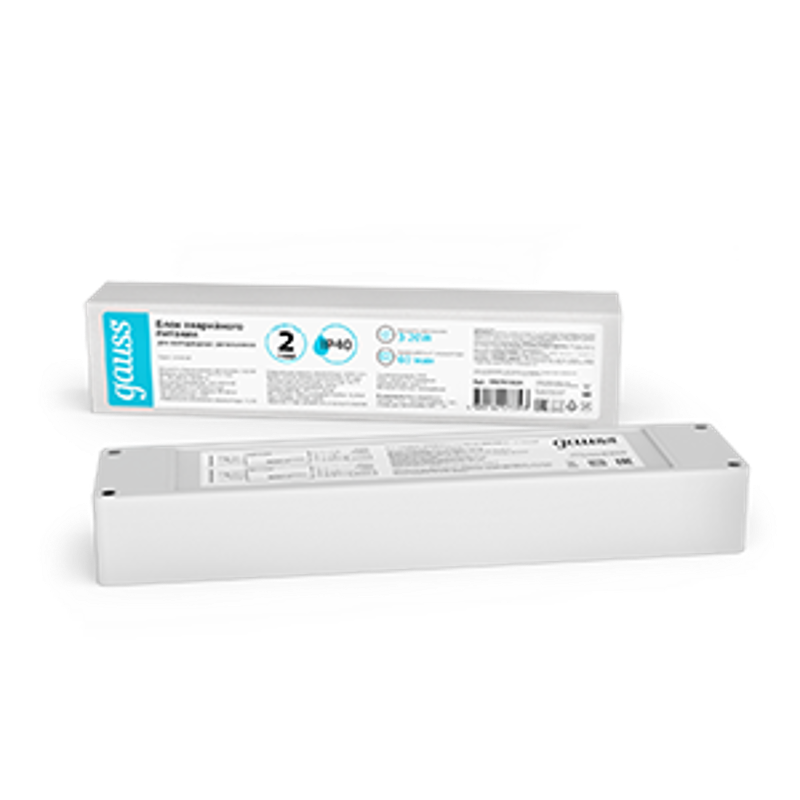Блок аварийного питания  IP40 205*42*28мм 20W на 1 час Universal