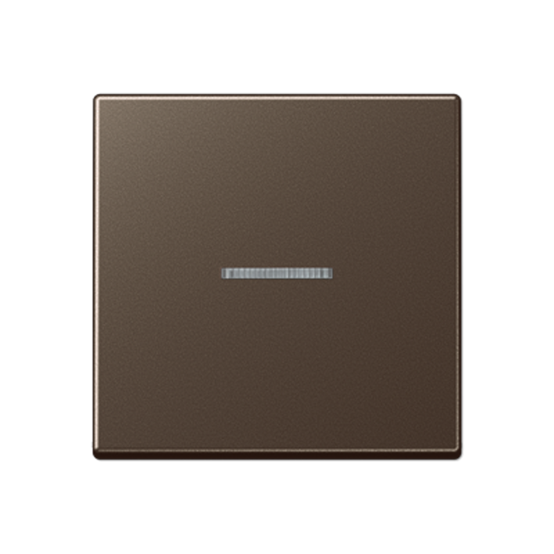 Клавиша для KNX кнопки, 1 группа, с окошком; дюропласт; мокка