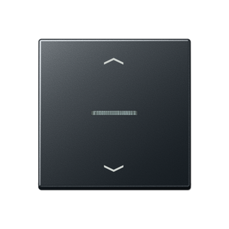 Клавиша для KNX кнопки, 1 группа, с окошком, символы стрелки; термопласт; матовый антрацит