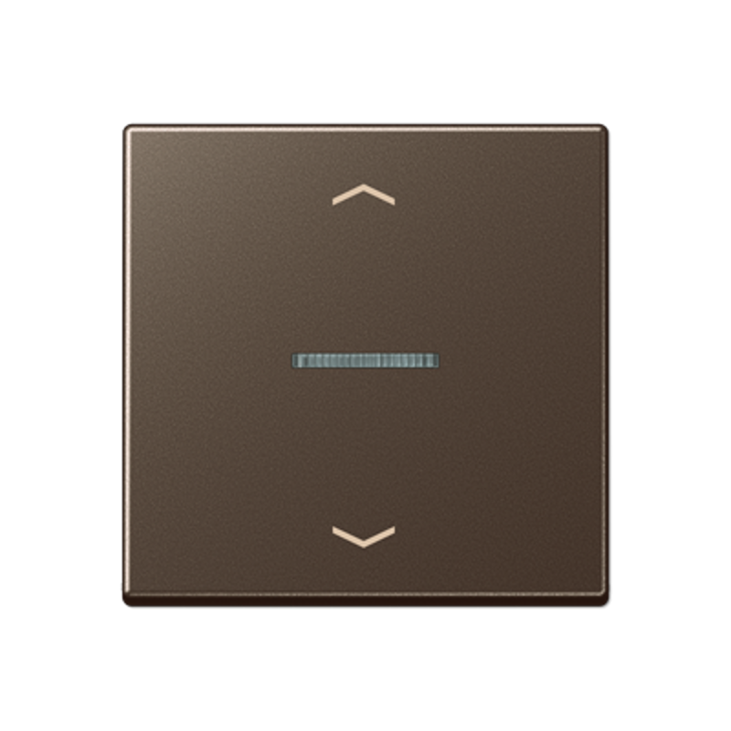 Клавиша для KNX кнопки, 1 группа, с окошком, символы стрелки; дюропласт; мокка