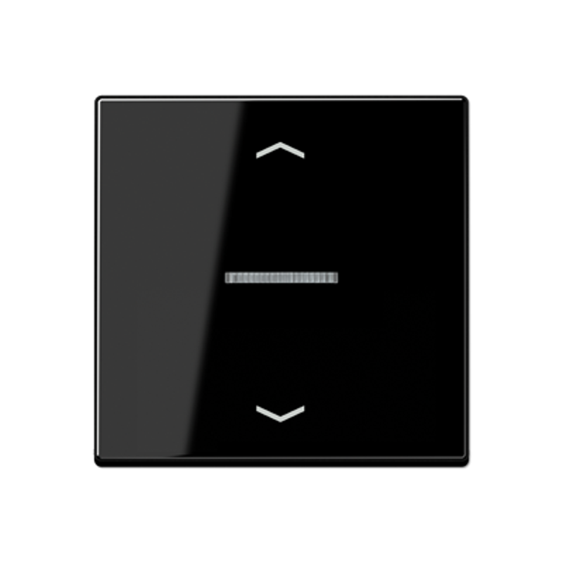Клавиша для KNX кнопки, 1 группа, с окошком, символы стрелки; дюропласт; черный