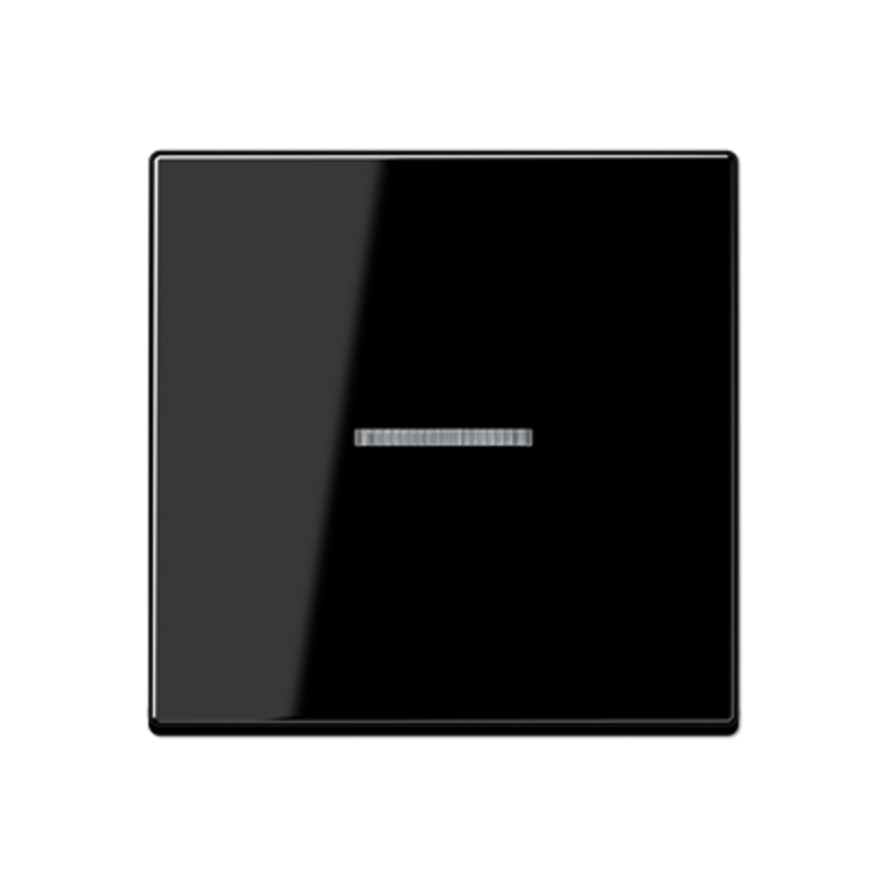 Клавиша для KNX кнопки, 1 группа, с окошком; дюропласт; черный