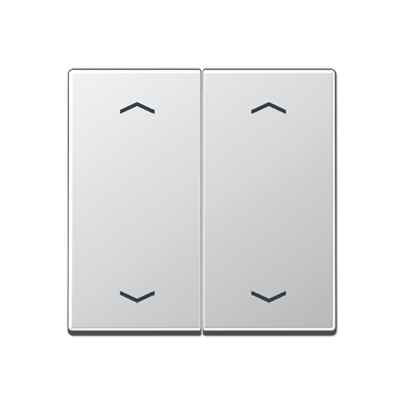 Клавиша для KNX кнопки, 2 группы, символы стрелки; дюропласт; алюминий