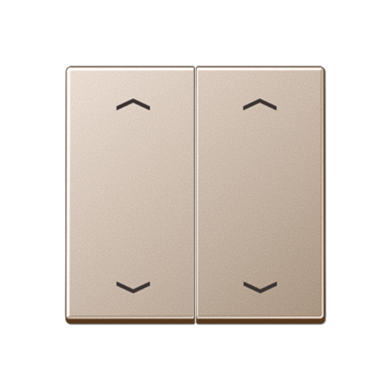 Клавиша для KNX кнопки, 2 группы, символы стрелки; дюропласт; шампань