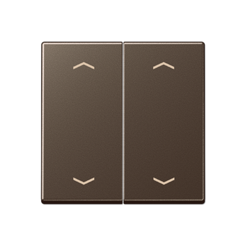Клавиша для KNX кнопки, 2 группы, символы стрелки; дюропласт; мокка