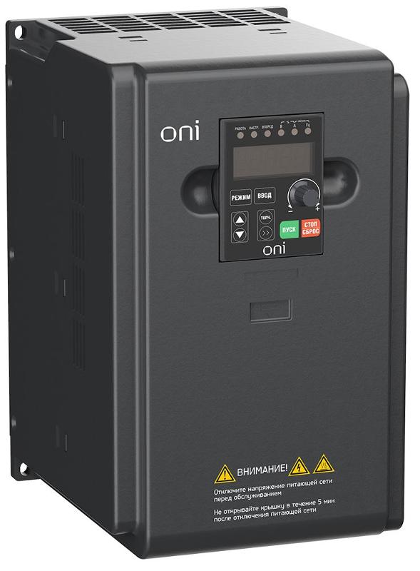ПЧ A150 380В 3Ф 7,5кВт 17А встр. торм ONI
