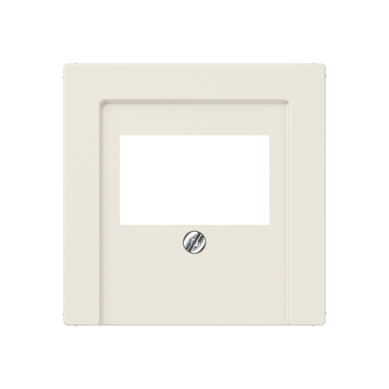 Крышка для ТАЕ и USB розеток, фиксация винтом; термопласт; слоновая кость; A500