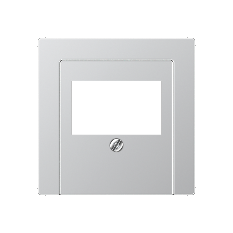 Крышка для ТАЕ и USB розеток, фиксация винтом; дюропласт; алюминий; A500