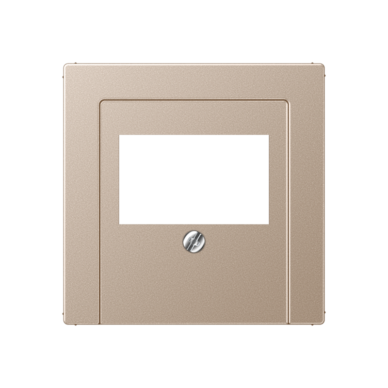 Крышка для ТАЕ и USB розеток, фиксация винтом; дюропласт; шампань; A500