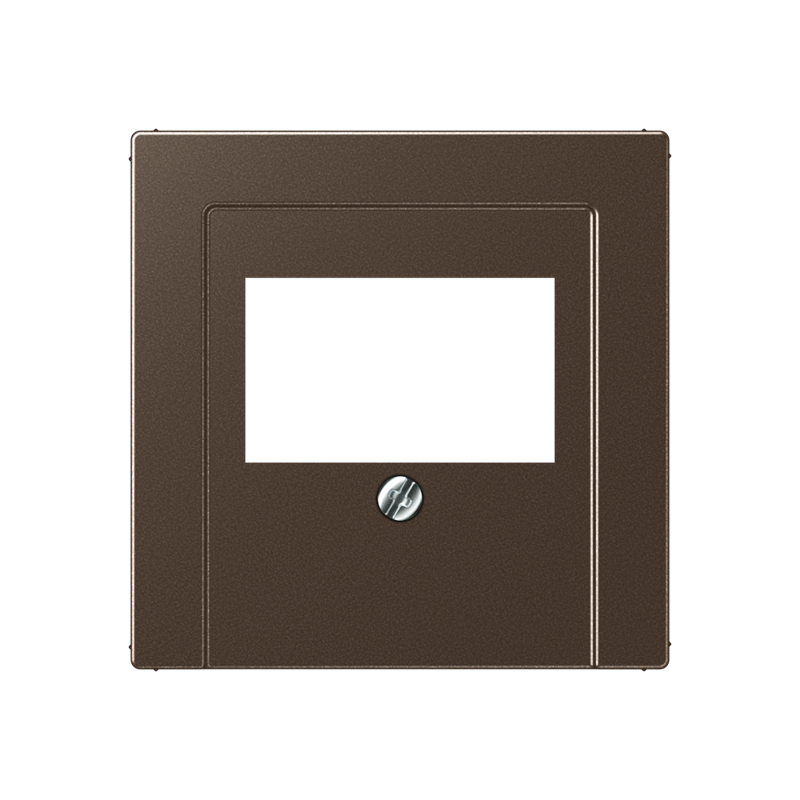 Крышка для ТАЕ и USB розеток, фиксация винтом; дюропласт; мокко; A500