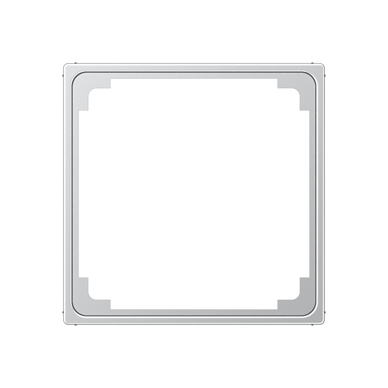 Промежуточная рамка для монтажа стандартных изделий с платой 50×50 мм; алюминий