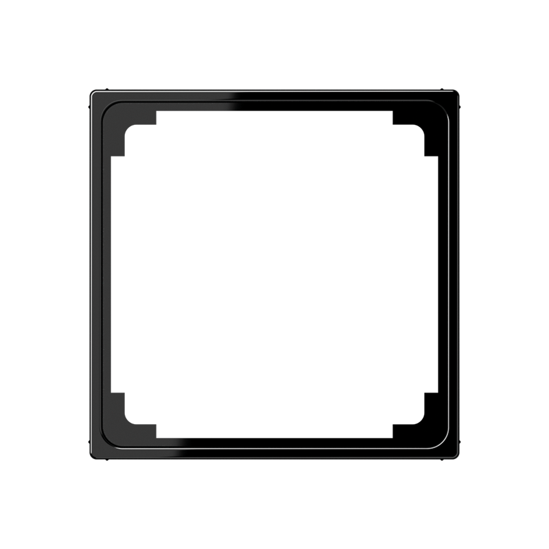 Промежуточная рамка для монтажа стандартных изделий с платой 50×50 мм; черная