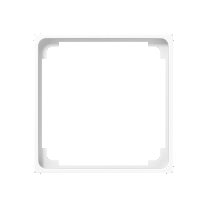 Промежуточная рамка для монтажа стандартных изделий с платой 50×50 мм; белая